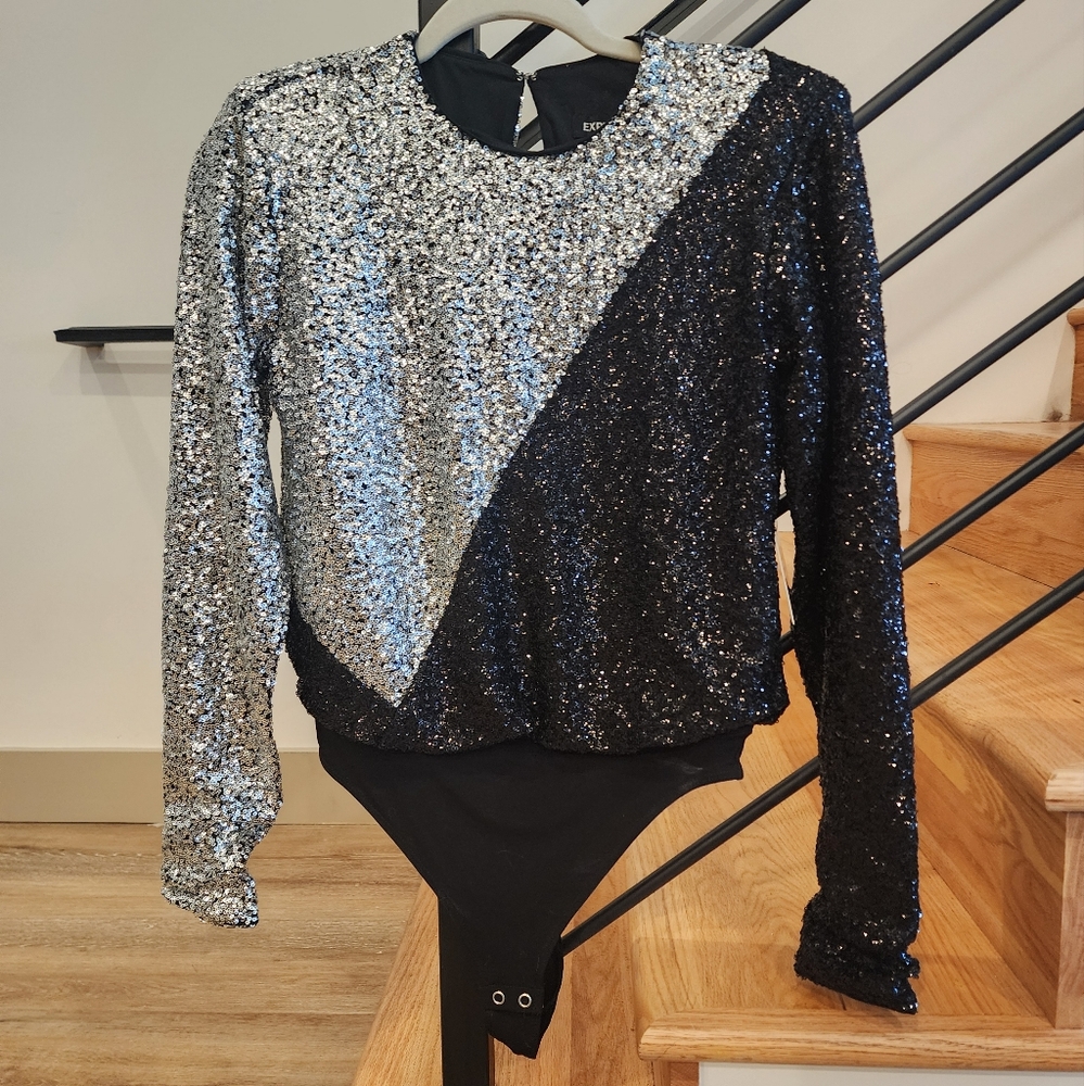NWT Express Sequin Top